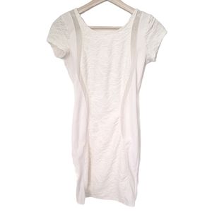 3/$15 Tobi White Low Back Short Sleeve Bodycon Dress